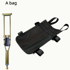 Sac de rangement portable pour béquilles, en tissu Oxford 600D, pliable, pour fauteuil roulant et canne, accessoire de transport - Product Image 1
