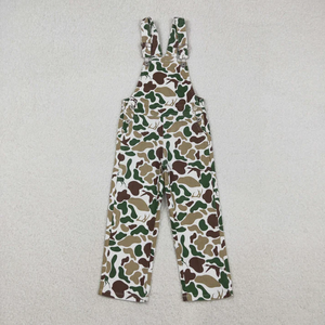 Pantalones de overol de primavera para niños pequeños, estampado de camuflaje, sin mangas, con tirantes ajustables, mono de mezclilla, ropa de moda para bebés - Product Image 2