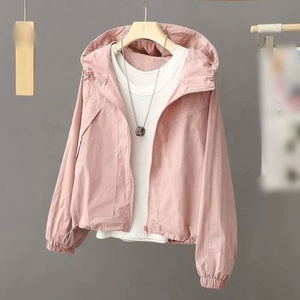 Chaquetas Ligeras para <span class=keywords><strong>Mujer</strong></span>, Primavera, Verano y Otoño, Chaquetas Cortas Informales Tipo Gabardina - Product Image 3
