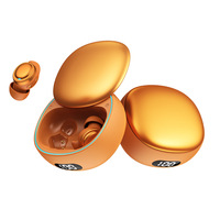 Écouteurs intra-auriculaires True Wireless 5.0 Stéréo pour Musique et Appels, Longue Autonomie, Confortables pour le Sommeil, ANC, Design Exclusif