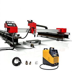 Machine de découpe plasma CNC à portique 380V avec servomoteur, haute précision, découpeuse automatique de métaux - Product Image 1