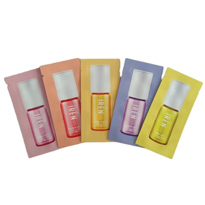 Sacchetto di Mylar piccolo biodegradabile termosaldato foglio di alluminio olio per barba crema per il viso lozione per la cura della pelle sacchetto di pacchetti di campioni di carta cosmetica - Product Image 6