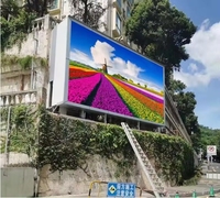 Solución de pantalla LED para exteriores de acceso frontal 320x320mm P6.67 Panel SMD para un mantenimiento fácil y rápido