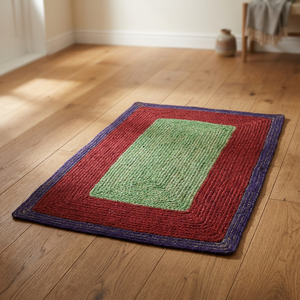 2026 Model New Outdoor Anti-Slip Jute Rug Handmade & Made in Bangladesh for Home Office Camping & Picnic Use - Product Image 2