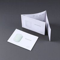 Manuels de produits pliés avec logo personnalisé imprimé en offset professionnel, avec emballage en carton, brochures et catalogues