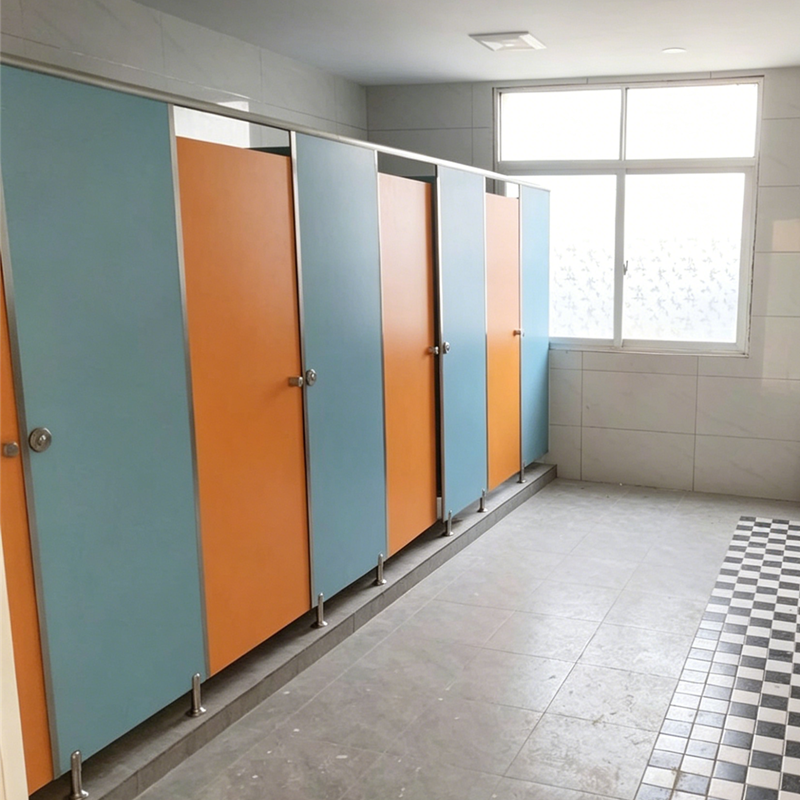 Compact Laminate Panel Toilet Shower Cubicles HPL Bathroom Cubicle ...
