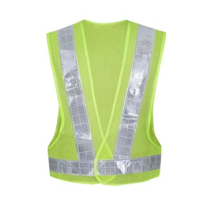Chaleco de Seguridad Reflectante de Alta Visibilidad Ajustable para Hombre, Logotipo Personalizado, 100% Poliéster, Uso en Carreteras al Aire Libre, Venta al Por Mayor - Product Image 1