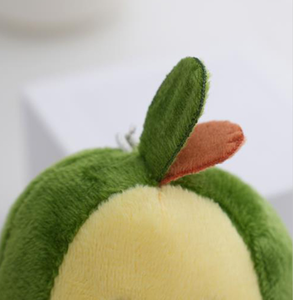 Wholesale Avocado Plush Keychain, 13cm <b>Cute</b> Fruit <b>Keyring</b> for Handbag, Cartoon Gift Pendant & Decor - Product Image 2