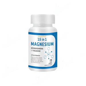 Aeglewell Produit le plus vendu Capsules <span class=keywords><strong>de</strong></span> MAGNESIUM 15-en-1 - Apaise l'<span class=keywords><strong>humeur</strong></span>, améliore le sommeil Bon sommeil Aide au sommeil Supplément <span class=keywords><strong>de</strong></span> magnésium - Product Image 1