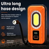 Lámpara de Trabajo Multifuncional Recargable de 1000LM COB LED 360 °   Lámpara de Tubo Flexible con Clip Magnético, Luz de Inspección, Emergencia en Exteriores
