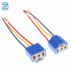 H4 gốm Led Đèn Pha & Sương Mù Ánh sáng Ổ cắm bóng đèn chủ 9003 HB2 Đèn chủ với 3 pin cắm tự động ứng dụng - Product Image 4