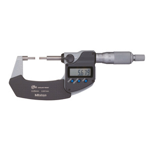 Micrómetro Digital Mitutoyo 1-15 mm, Precisión de 0.001 mm, Medición de Ranura en V, Hecho en Japón - Product Image 1