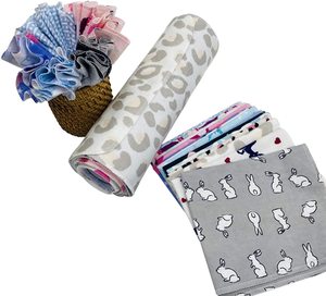 Serviettes de cuisine lavables en coton sans papier, 25 pièces, écologiques pour bébés, papier toilette, en tissu, réutilisables, zéro déchet, pour la famille - Product Image 2