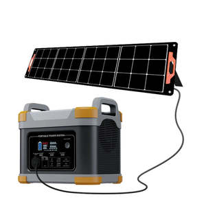 สถานีพลังงานแสงอาทิตย์แบบพกพา 1000W 2000W 3000W สำหรับใช้งานกลางแจ้ง ใช้แบตเตอรี่ลิเธียม 220V 1120Wh สำหรับใช้ในบ้าน - Product Image 2