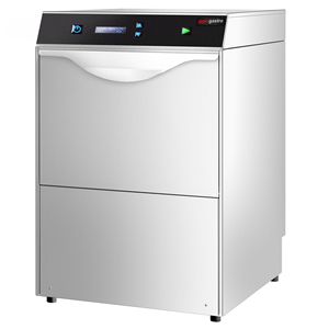Lave-verres à double paroi GGM Gastro - Numérique - 2,97 KW - Acier inoxydable 304 - Réservoir de 5 L - Séchage à l'air chaud - Inclus Décapant - avec détergent - Product Image 6