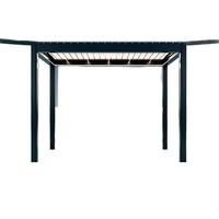 Pergola motorisée en aluminium CBMMART pour extérieur, pergola à lames orientables, imperméable, pour patio, jardin, piscine, gazebo