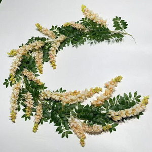 Guirnalda de Glicinia Artificial de Lujo de 200 cm, Flores Colgantes <span class=keywords><strong>para</strong></span> Decoración de Vestíbulos de Hoteles, Restaurantes, Bodas y Eventos - Product Image 6