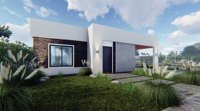 Maison préfabriquée / Panneau en silicate de calcium / Panneau sandwich / Structure en acier préfabriquée / Installation rapide / Villa de haute qualité