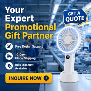 Custom Logo USB Charging Mini LED Light <strong>Fan</strong> Portable Handy Plastic Battery Handheld Electric <strong>Fan</strong> For Summer Advertising Gift - Product Image 5