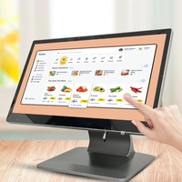 12 15.6 pouces double écran tactile POS Terminal AIO PC système de caisse enregistreuse imprimante Scanner matériel Point de vente Machine de caisse