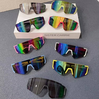 Lunettes de sport pour enfants, protection UV400, lunettes de soleil de cyclisme en PC pour l'extérieur, verres anti-UV, lentilles irisées, logo personnalisé