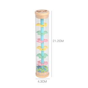 1PC <span class=keywords><strong>Pluie</strong></span> Tube Sonore Jouet D'instruments <span class=keywords><strong>De</strong></span> Musique En Plastique Secouant Tube Musique Drô<span class=keywords><strong>le</strong></span> Chute Perles Jouet Enfants Jouet Éducatif - Product Image 5