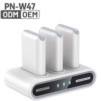 Pengisi Daya Portabel Tipis 10000mAh 15W 3-Pack dengan Kabel Terintegrasi Tipe-C Baterai Li-Polymer untuk Ponsel Rumah Kantor Perjalanan