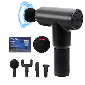 2025 Nueva Idea Pistola de masaje de 8 cabezales de alta calidad Etiquetas personalizadas para uso animal Aplicación de músculos corporales - Product Image 1