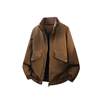 Veste bomber pour homme avec logo personnalisé du fabricant, impression de haute qualité, broderie, hiver, imperméable, coupe-vent, fermeture éclair, OEM