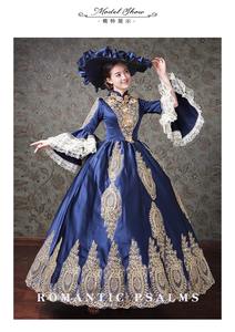 QQWZ233 Drop Ship 1 Pc 18th Century Victorian Baroque Marie Antoinette Ball Dress Royal Women's Formal Costume en XL Size - Product Image 6