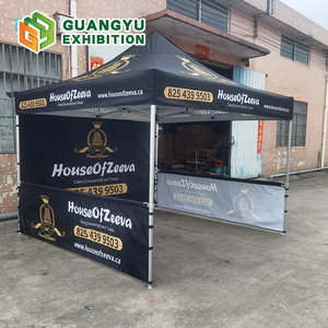 Tonnelle de marché personnalisée 3x3 – Pavillon imperméable de bonne qualité, abri pliable imprimé sur mesure avec table - Product Image 6