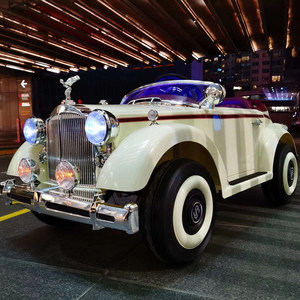 Coche Eléctrico de Juguete de Cuatro Ruedas con Control Remoto Samat's Vintage Car para Niños y Niñas, Camioneta con Tracción en las Cuatro Ruedas Hecha en China Continental - Product Image 2