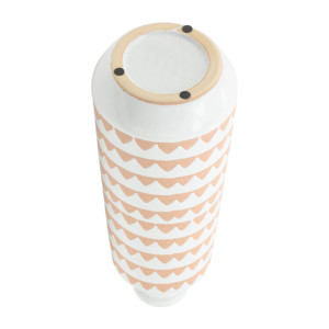 Vaso in Ceramica con Motivo Geometrico, Decorazione Moderna per Soggiorno, Camera da Letto, Ufficio, Casa - Product Image 5