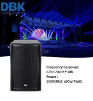 DBK Pro Audio Salle de Concert Passive Gamme Complète Système Karaoké KTV Divertissement Haut-Parleur 10 Pouces Audio DJ Son Haut-parleurs
