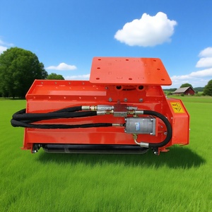 รถขุดตีนตะขาบใหม่ 4-6 ตัน พร้อมหัวตัดหญ้า/ตัดไม้/ตัดพุ่มไม้/ตัดหญ้าแบบฟลายวีล พร้อมมอเตอร์ เกียร์ แบริ่ง และเคลือบสีฝุ่น - ขาย - Product Image 4