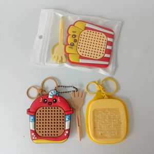 Nouveau jouet anti-stress créatif et mignon en forme de chat de dessin animé avec billes magnétiques, pendentif de sac pratique et ornement de bureau - Product Image 1