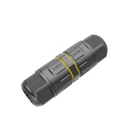Waterpoof IP68 connecteur de câble rapide bornes de câblage rapide sans soudure M20 câble électrique Type droit 2 3 broches connecteurs de fil