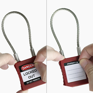 <span class=keywords><strong>Cadenas</strong></span> industriel Elecpopular <span class=keywords><strong>Master</strong></span> Keyed pour câbles LOTO avec codage laser et étiquettes, cylindres de sécurité pour usage industriel - Product Image 6