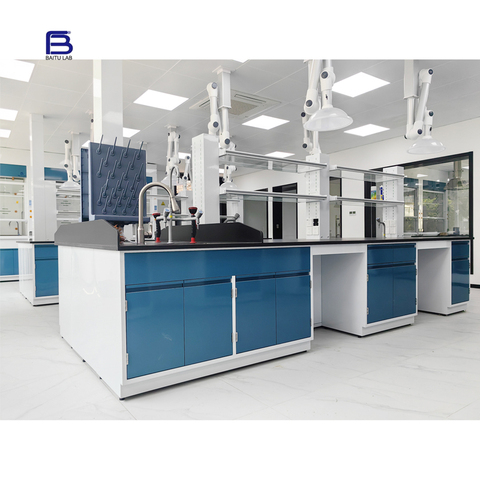 Factory China Laboratory Table Workbench Chemical Resistant Lab Top Work Bench Furniture Biology Work Table Bench