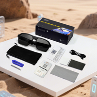 Gafas inteligentes QY Pro5 con IA, traducción en tiempo real, reproducción de música por BT y recepción de llamadas, estilo gafas de sol para montañismo.