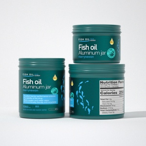 Health Supplement Fish Oil | Food Grade Recyclable Aluminum Can | Eco-friendly Packaging - Product Image 3
