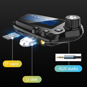 BT5.0 inalámbrico para coche FM Transmisor Dual USB manos libres para coche MP3 jugador - Product Image 3
