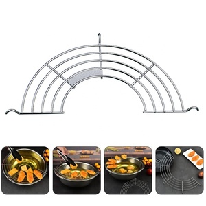 Filtre à huile de cuisson semi-circulaire en acier inoxydable de qualité alimentaire avec grille de drainage pour tempura et aliments frits - Product Image 5