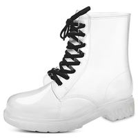 Offre Spéciale Bottes Colorées Pour Femmes Mode Imperméable Antidérapant De haute Qualité En Caoutchouc Chaussures OEM LOGO PERSONNALISÉ Bottes de PLUIE Pour Dames