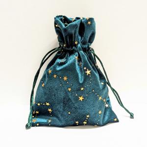 Pochette personnalisée en velours étoilé doré avec cordon de serrage, blanc/rose, taille personnalisée, sac cadeau <span class=keywords><strong>Tarot</strong></span>, sac de rangement style céleste, sérigraphie - Product Image 4