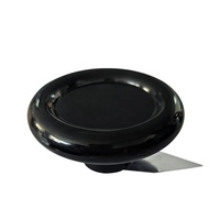 Bouton de commande 5106 à montage en surface avec pointeur, couleur noire, levier de serrage réglable, poignée étoile, boutons en plastique