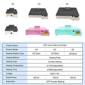 เตาอบ DTF แบบตั้งโต๊ะสำหรับ Epson รุ่นใหม่ อัตโนมัติ รองรับ A3/A4 ขนาด 35x50 ซม. ใช้ไฟ 110V/220V สำหรับอบฟิล์มและพิมพ์ลาย - Product Image 3