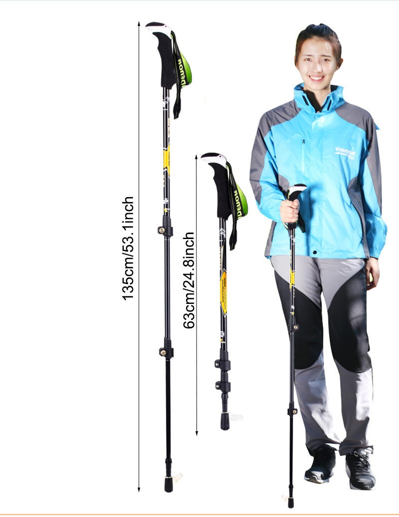 Hiker Hunger Pack Lightweight Carbon Fiber Trekking Poles