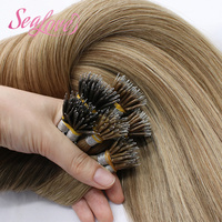 Extensiones de Cabello con Anillos Nano Invisibles y Ligeros, Cuentas Discretas, Sin Calor, Sin Pegamento, Aspecto Natural, Cabello Humano