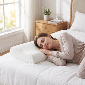 YUE RISE – <span class=keywords><strong>Oreiller</strong></span> Ergonomique de Soutien Cervical Respirant et Écologique, Personnalisable OEM/ODM, Idéal pour les Dormeurs Latéraux – Vente en Gros Disponible - Product Image 1